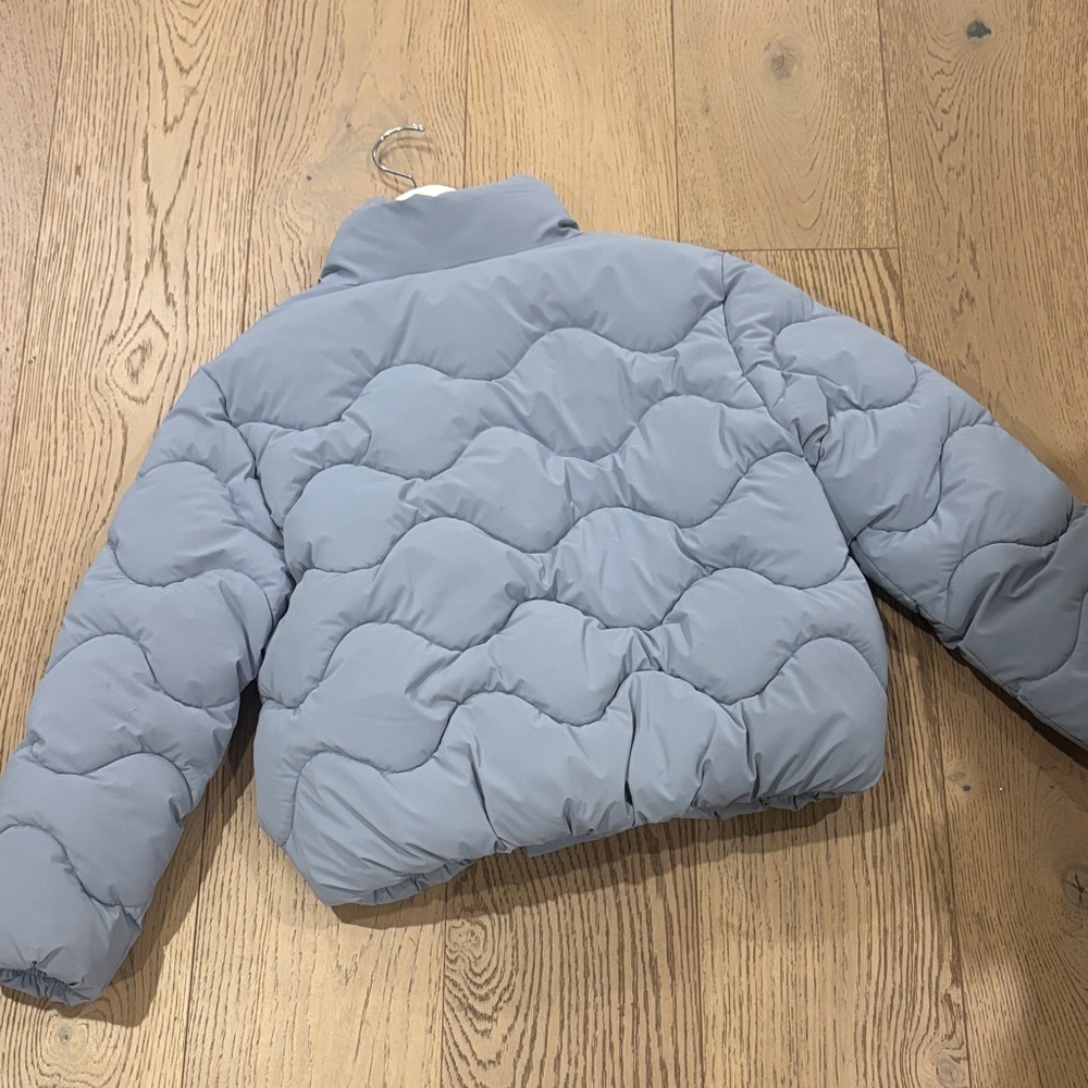 Zara Kida Girls Water Repellent Rubberizer Coat Size 11/12 - Picture 6 of 6